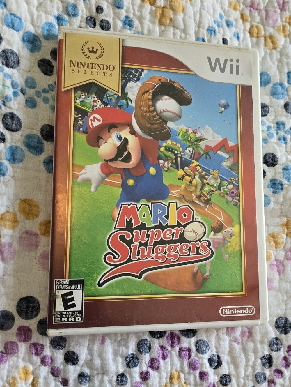 Mario Super Sluggers Retro WII 2008 Game
